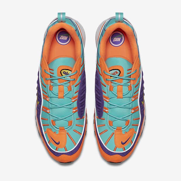 Air max 98 orange and purple clearance